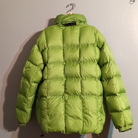 Polo sport Ralph Lauren women's vintage lime green hooded puffer coat size XL - Picture 13 of 17